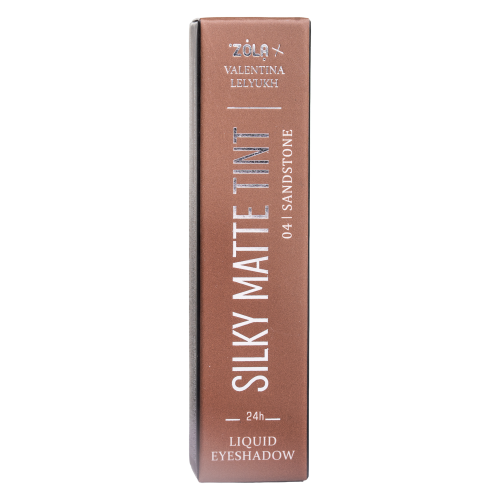 ZOLA x Valentina Lelyukh Liquid eyeshadow Silky Matte Tint 04 Sandstone
