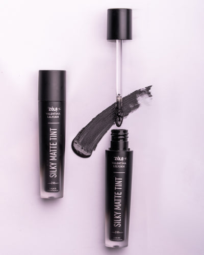 ZOLA x Valentina Lelyukh Liquid eyeshadow Silky Matte Tint 05 Black Velvet