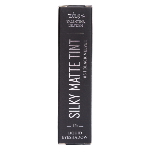 ZOLA x Valentina Lelyukh Liquid eyeshadow Silky Matte Tint 05 Black Velvet
