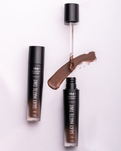 ZOLA x Valentina Lelyukh Liquid eyeshadow Silky Matte Tint 06 Espresso