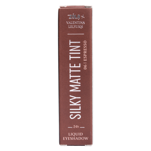 ZOLA x Valentina Lelyukh Liquid eyeshadow Silky Matte Tint 06 Espresso
