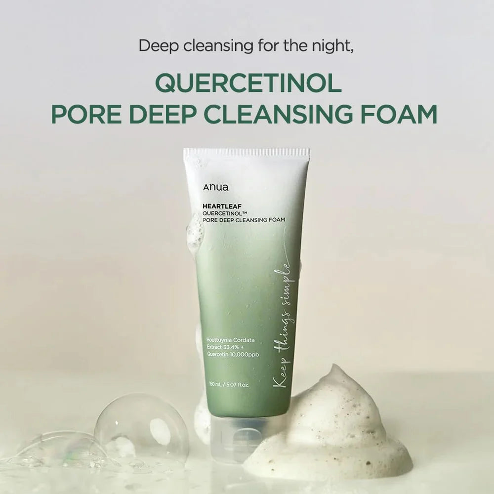 ANUA renew heartleaf quercetinol cleansing foam 150ml