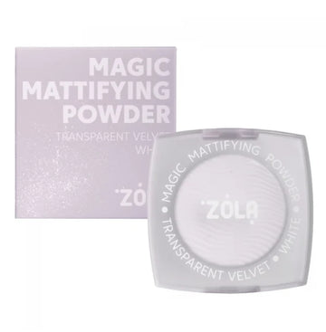 Mattifying powder for face ZOLA - Magic Mattifying Powder White