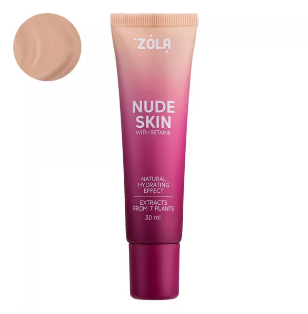 ZOLA Tinted Foundation Nude Skin, 30 ml Tan